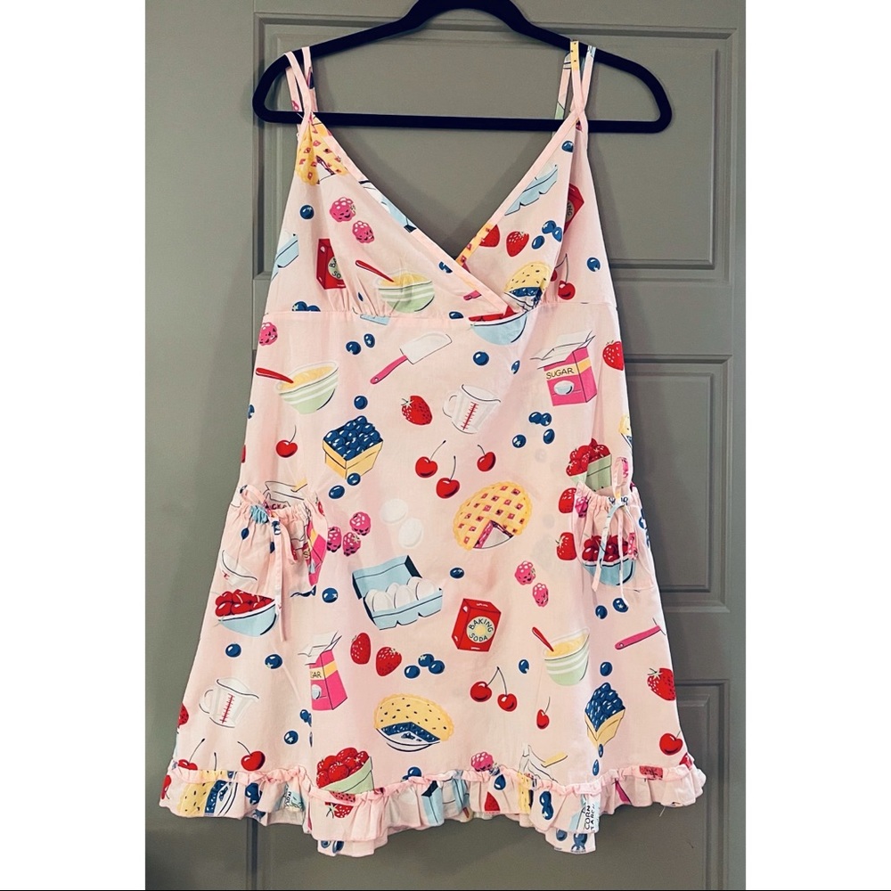 Nick and Nora Cherry Pie Babydoll Pajama XL